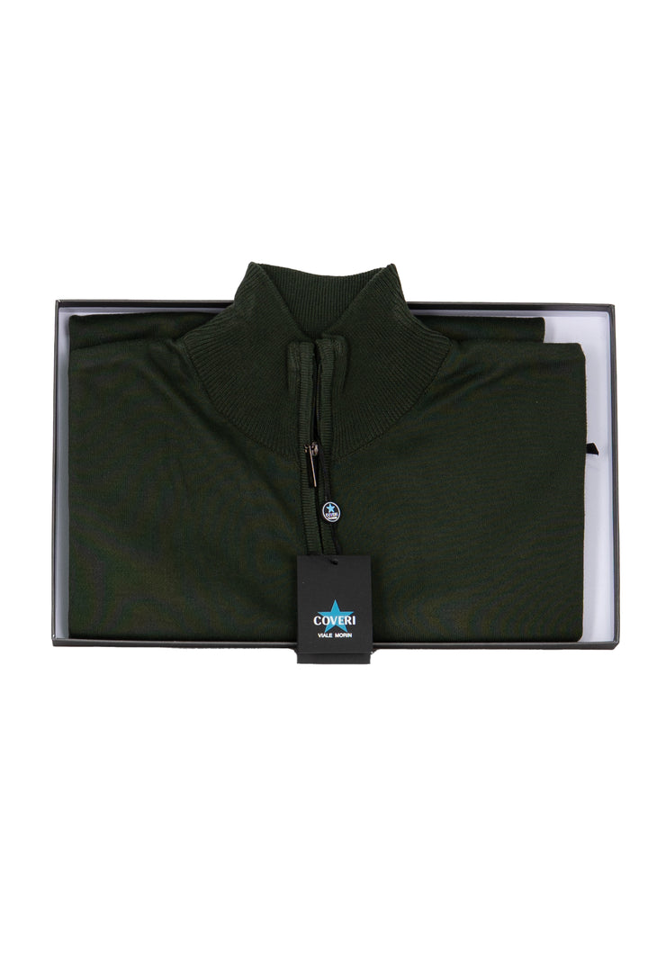 Pullover uomo mezza zip in scatola regalo