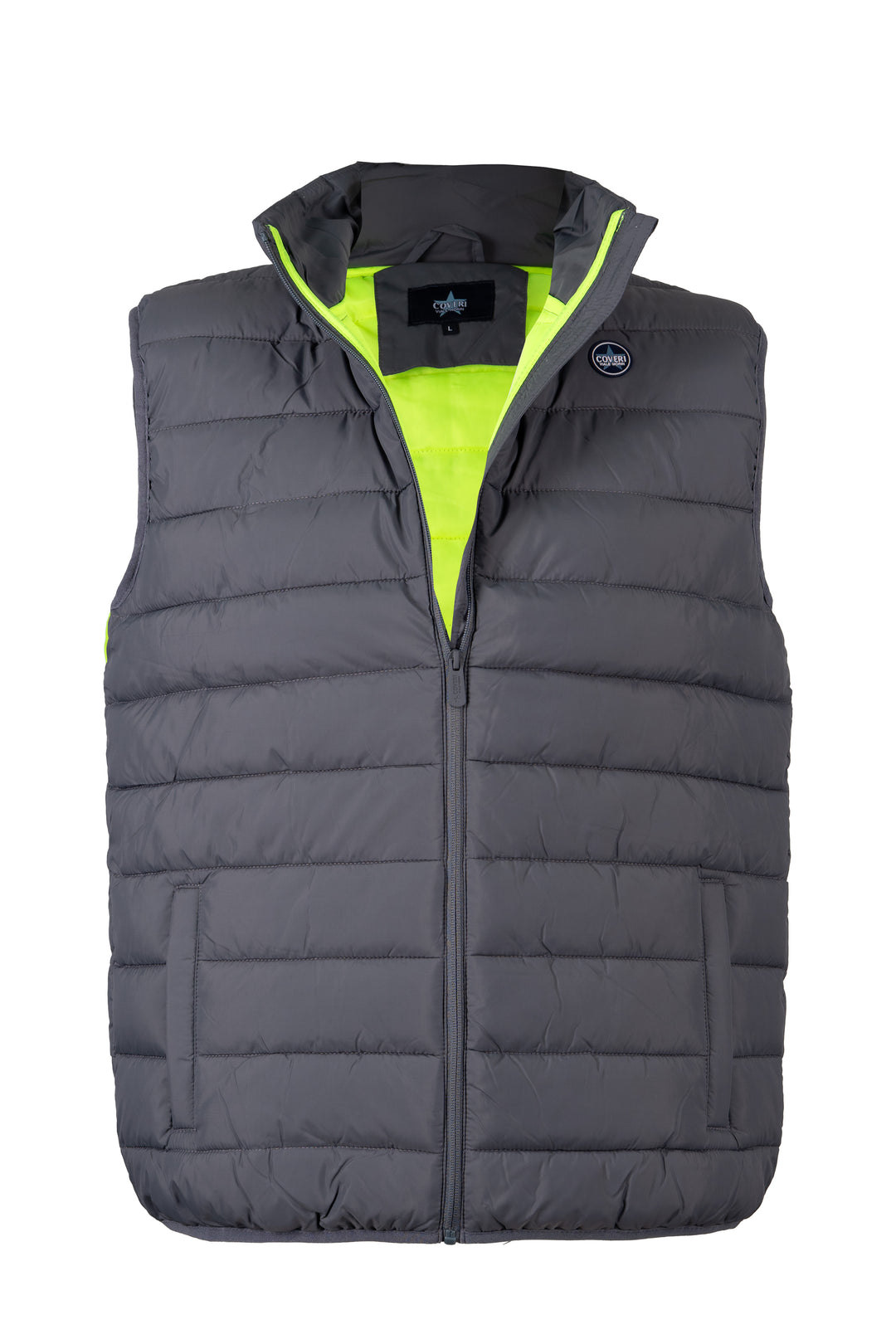 Giubbino smanicato uomo Coveri Contemporary 100 gr con interno in contrasto fluo