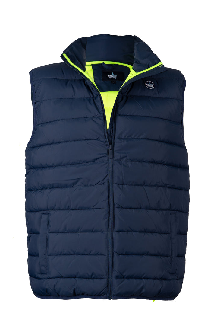 Giubbino smanicato uomo Coveri Contemporary 100 gr con interno in contrasto fluo