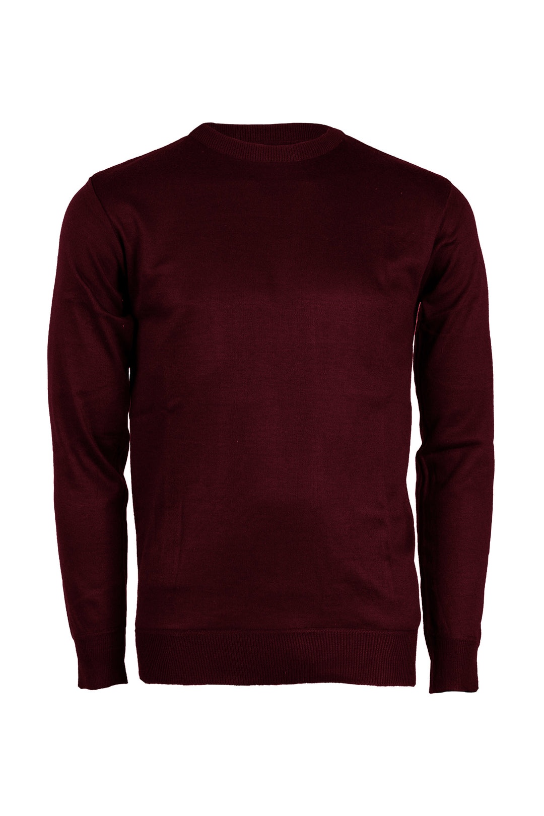Pullover girocollo in poliestere uomo