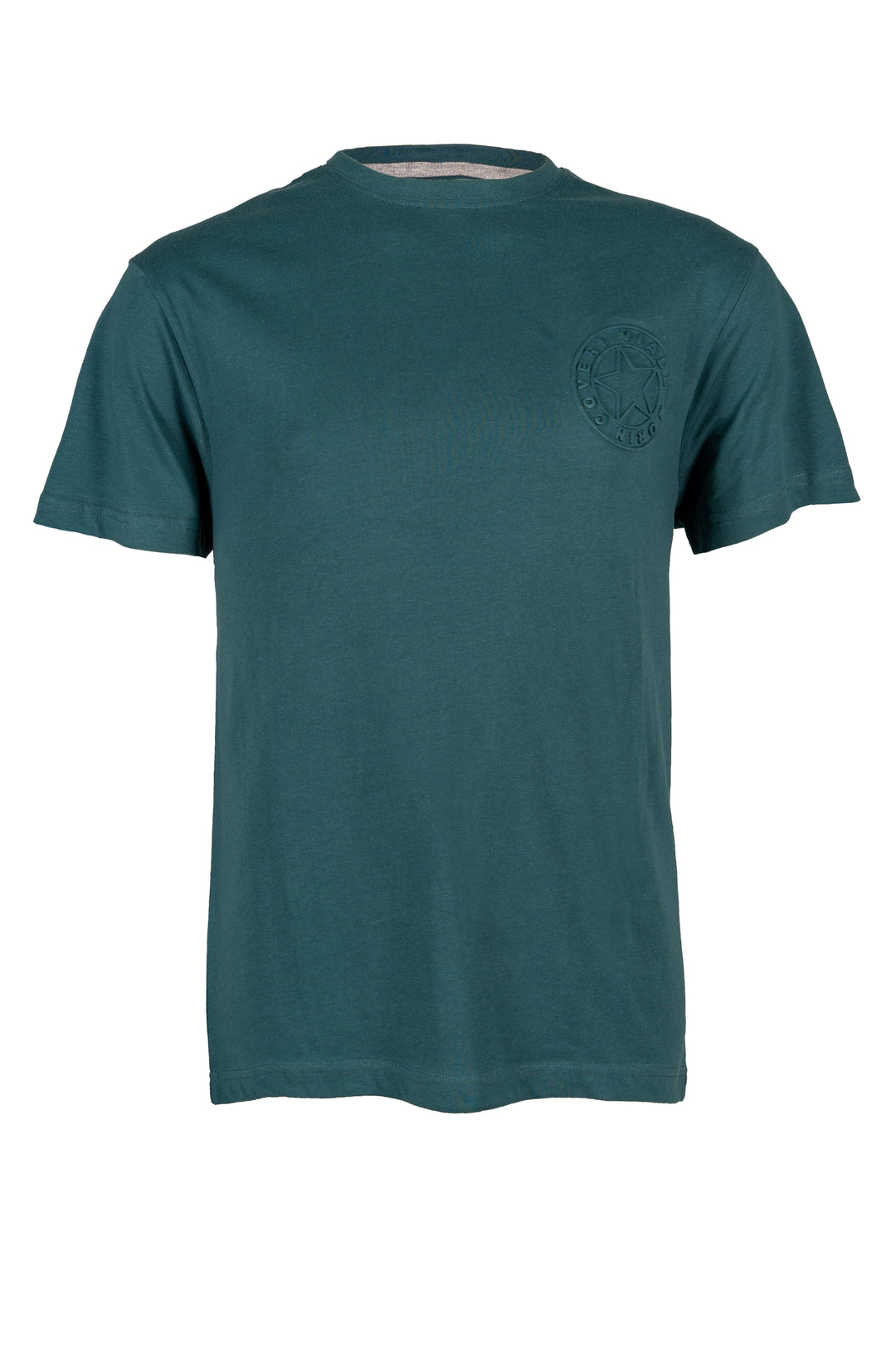 T-shirt girocollo uomo Coveri Collection tinta unita con stampa stella in rilievo