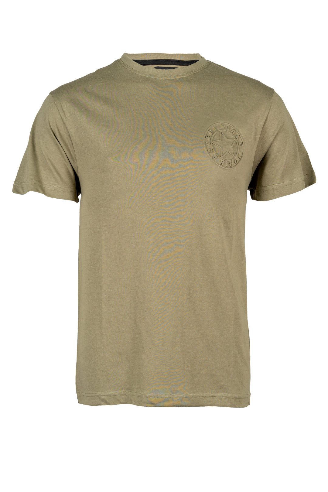 T-shirt girocollo uomo Coveri Collection tinta unita con stampa stella in rilievo