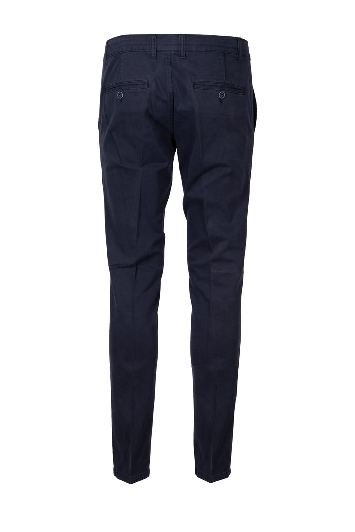 Pantalone uomo tasca america in twill con vestibilità slim fit