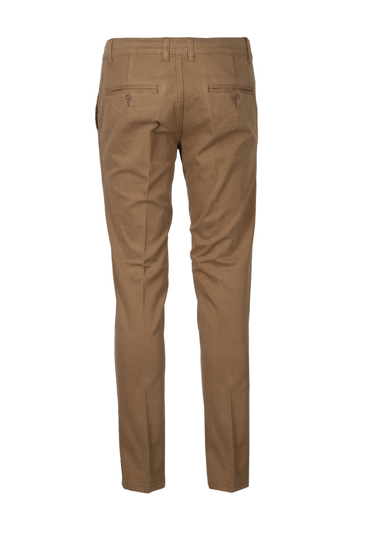 Pantalone uomo tasca america in twill con vestibilità slim fit
