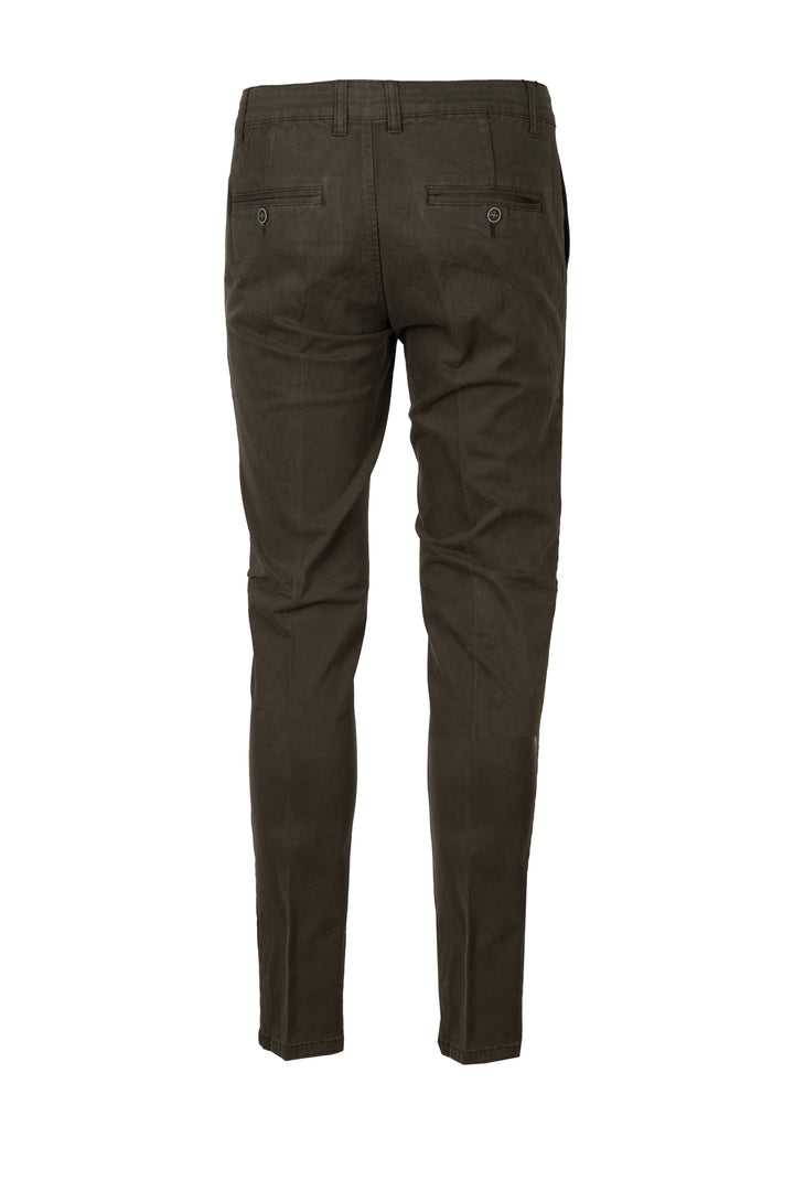 Pantalone tasca america slim fit in cotone elasticizzato