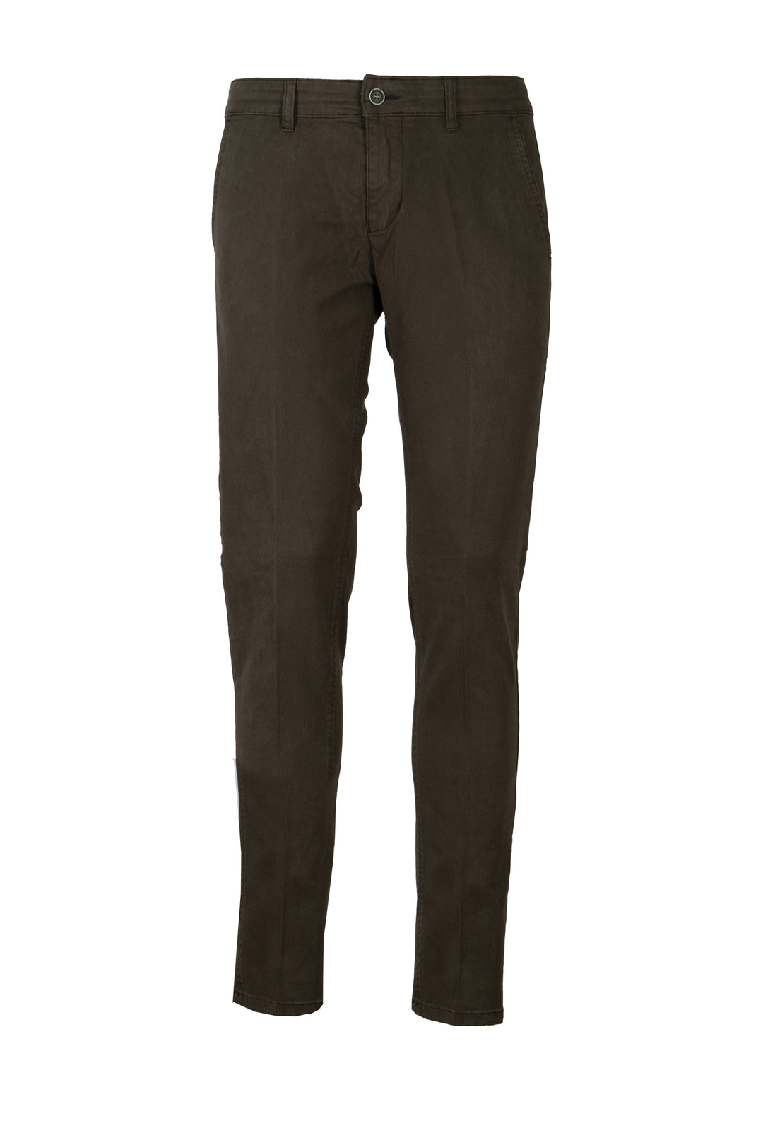 Pantalone uomo tasca america in twill con vestibilità slim fit
