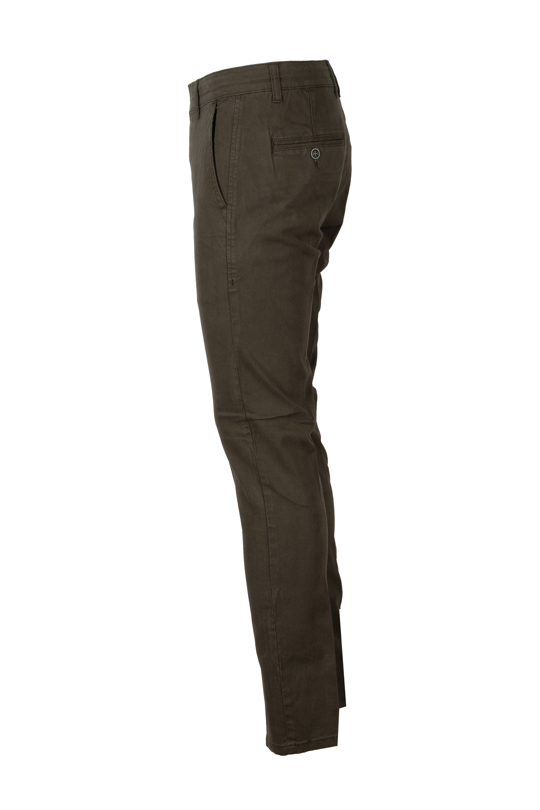 Pantalone uomo tasca america in twill con vestibilità slim fit