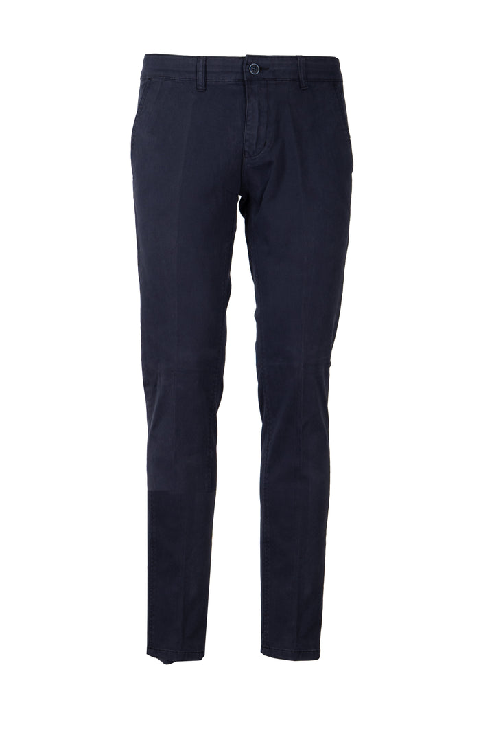Pantalone tasca america slim fit in cotone elasticizzato