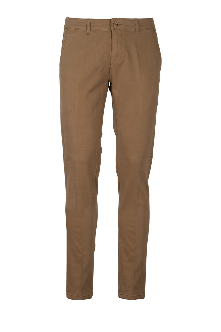 Pantalone tasca america slim fit in cotone elasticizzato
