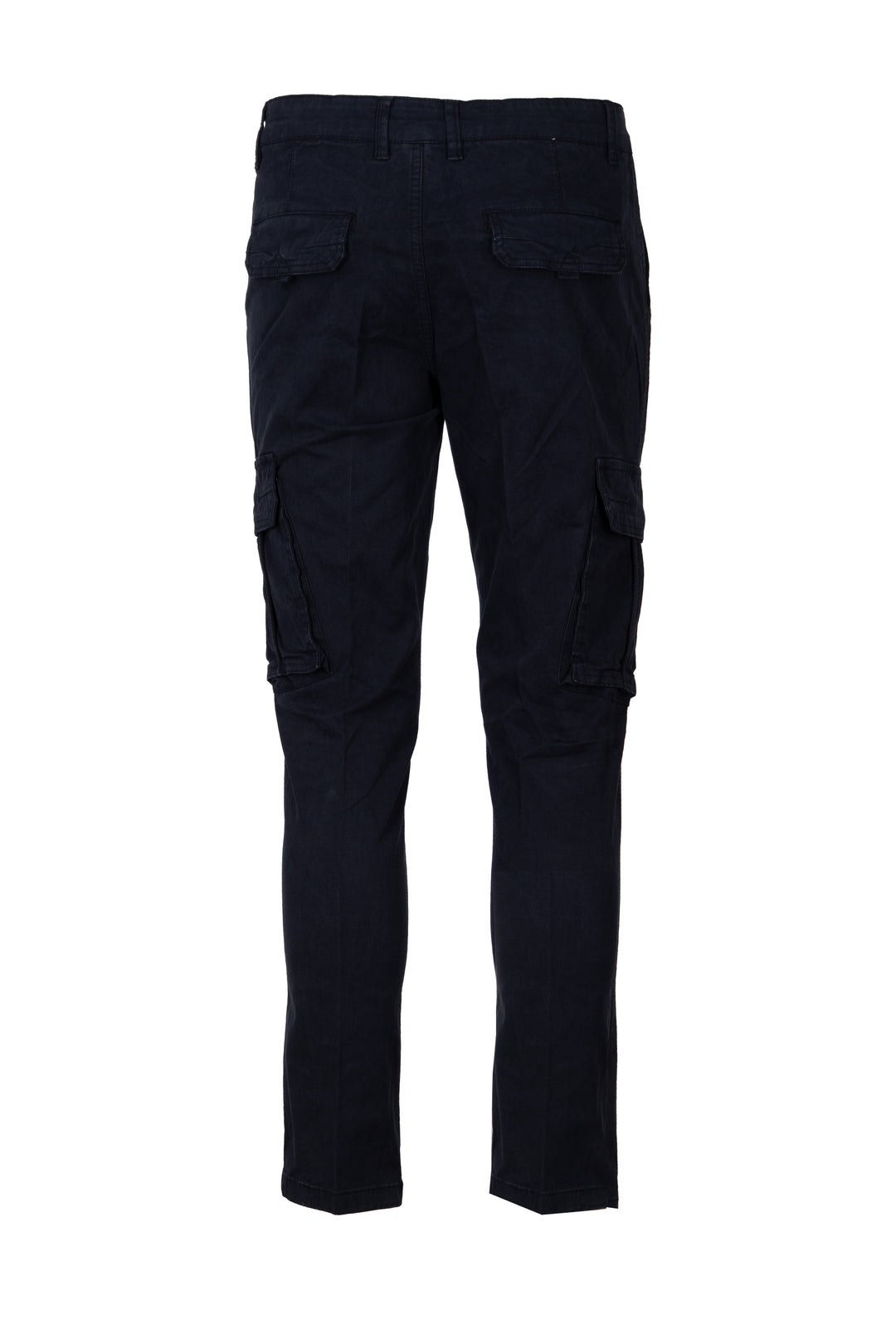 Pantalone uomo modello cargo con tasche a filo vestibilità slim fit