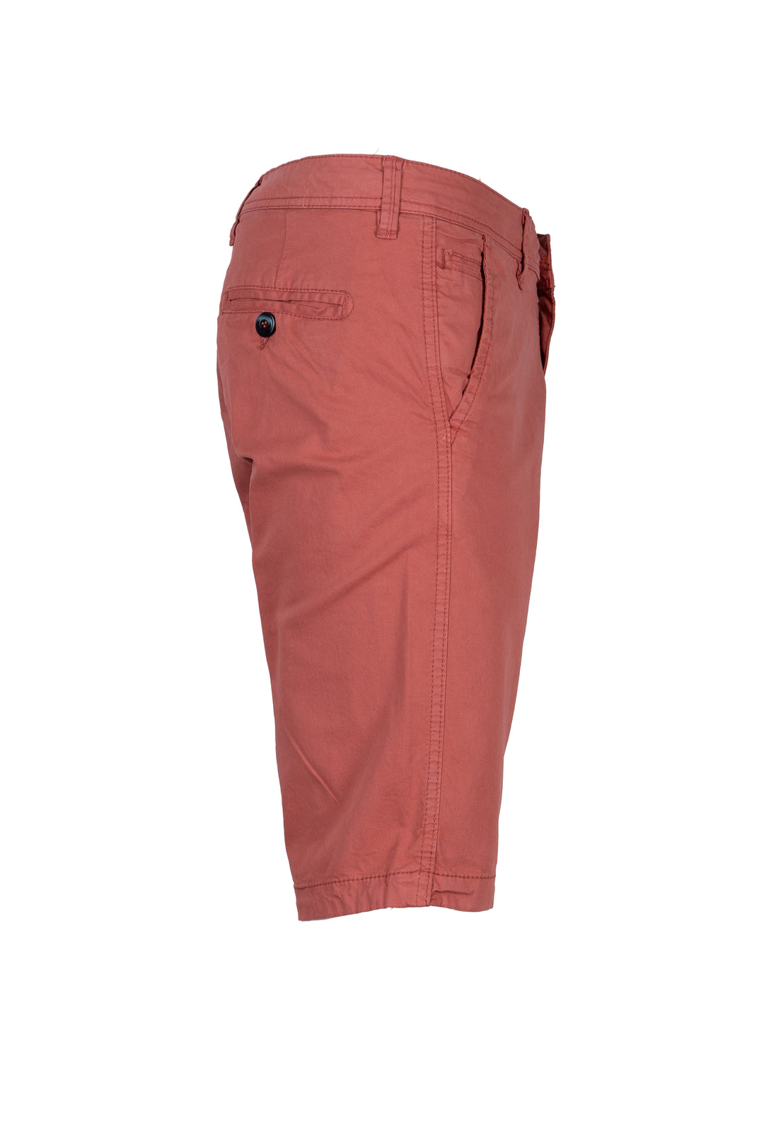 Bermuda in morbido twill elasticizzato con tasca america