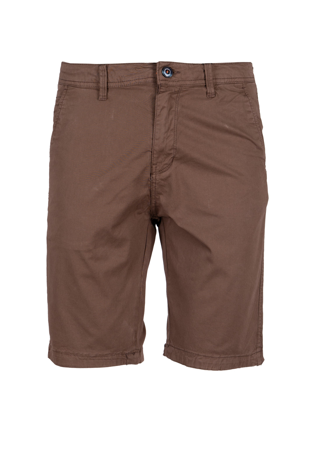 Bermuda in morbido twill elasticizzato con tasca america