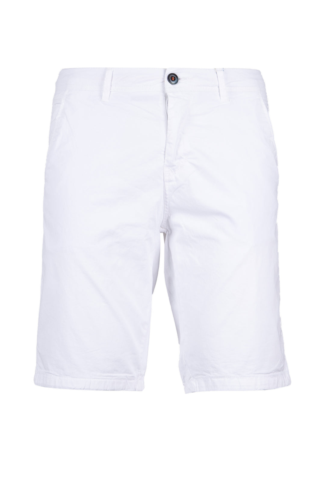 Bermuda in morbido twill elasticizzato con tasca america