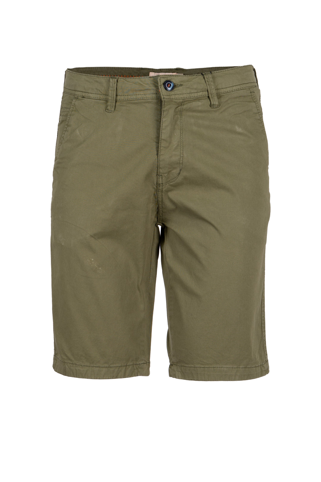 Bermuda in morbido twill elasticizzato con tasca america
