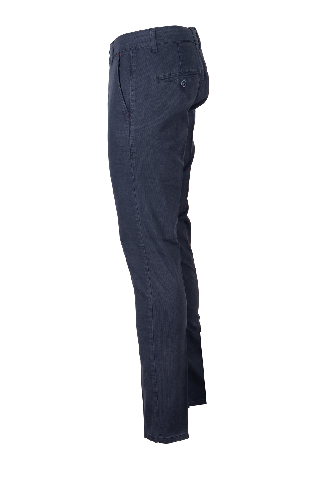 Pantalone uomo tasca america in twill microfantasia