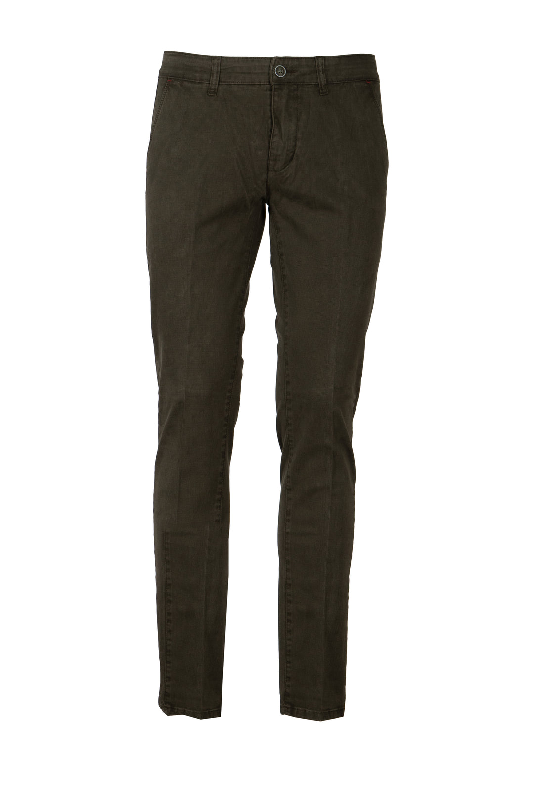 Pantalone uomo tasca america in twill microfantasia