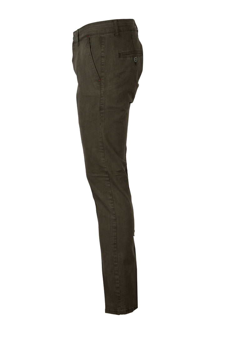 Pantalone uomo tasca america in twill microfantasia
