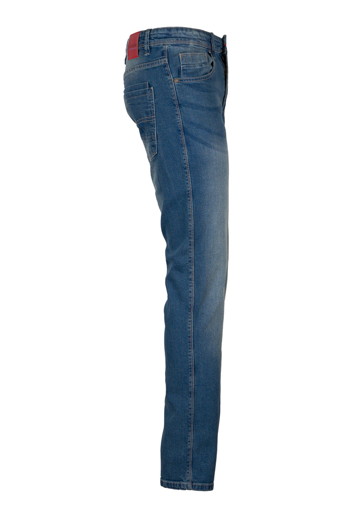 Jeans 5 tasche in denim elasticizzato