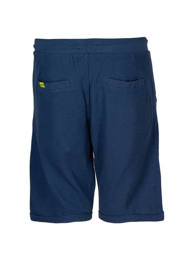 Completo Sportivo Uomo con Bermuda in Cotone Waffle e T-shirt Girocollo