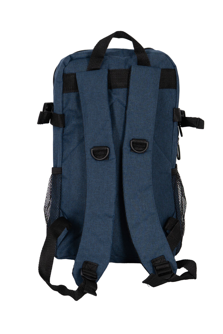 Zaino multitasche Bordlite con doppio scomparto, tasche con zip e porta borraccia