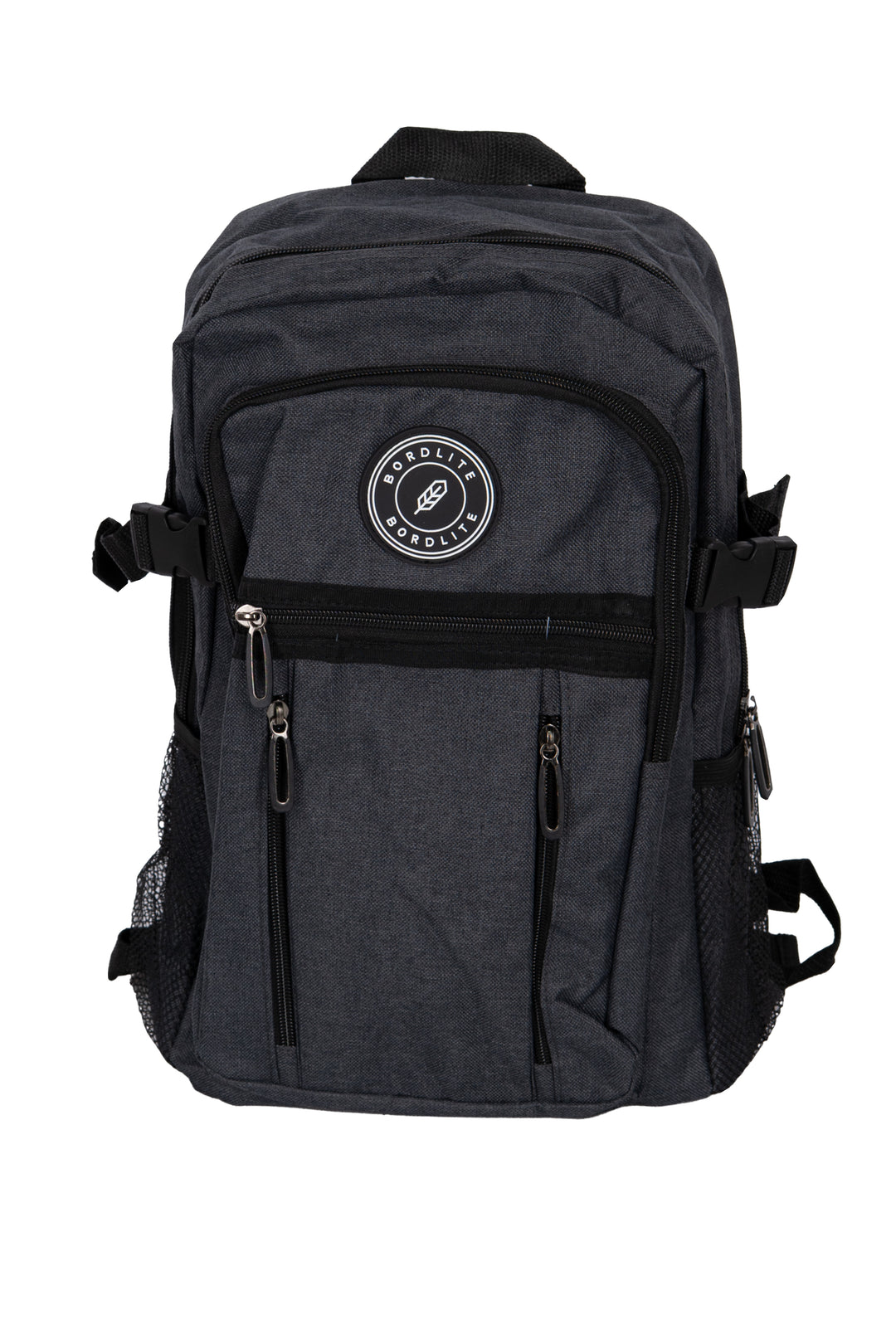 Zaino multitasche Bordlite con doppio scomparto, tasche con zip e porta borraccia