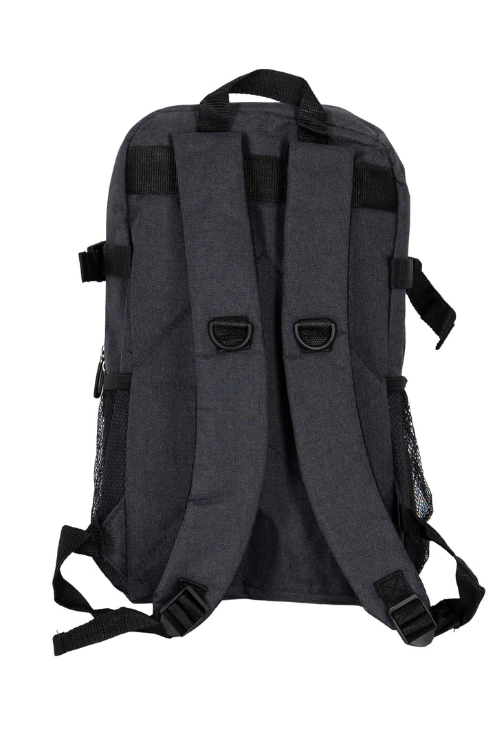 Zaino multitasche Bordlite con doppio scomparto, tasche con zip e porta borraccia
