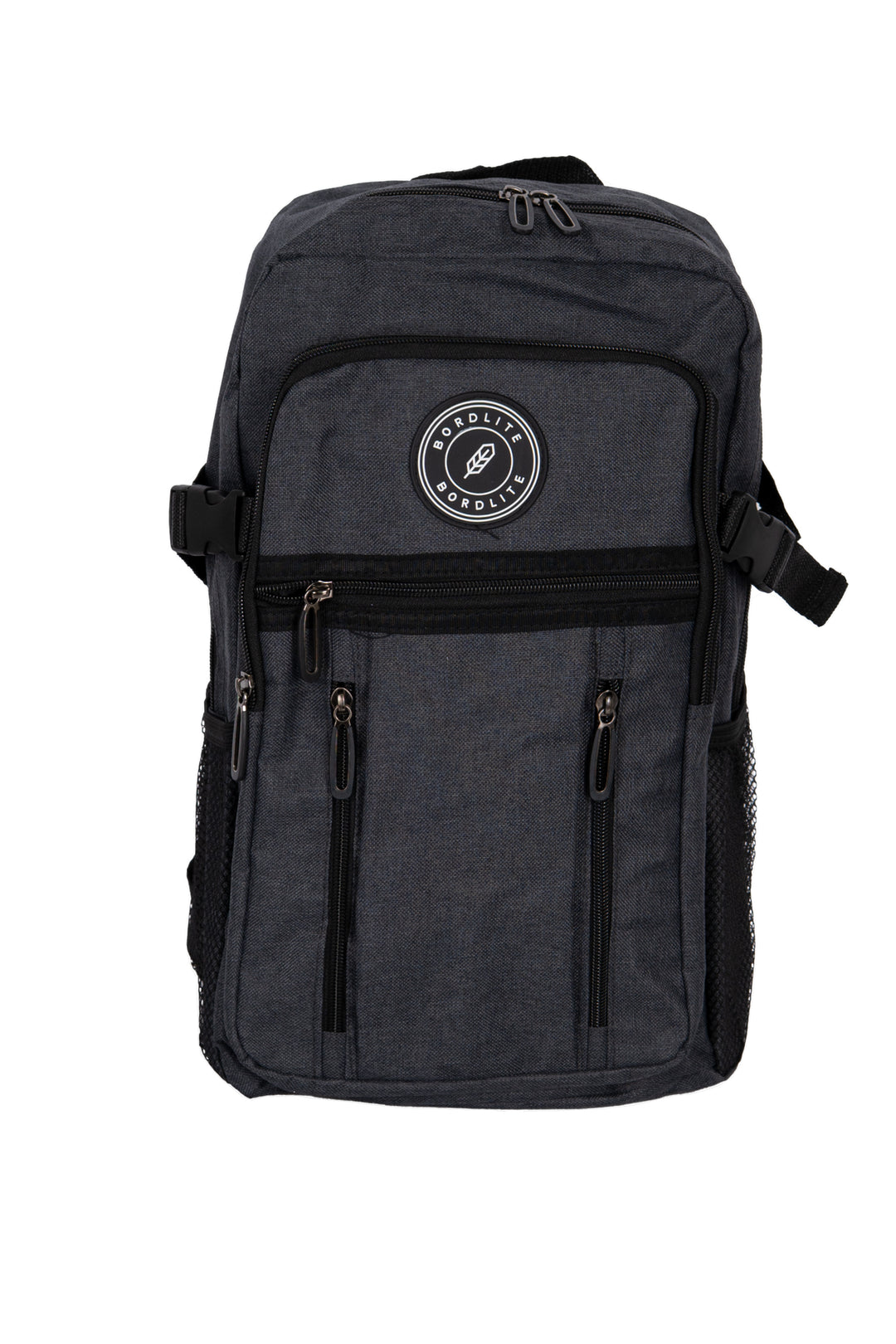 Zaino multitasche Bordlite con doppio scomparto, tasche con zip e porta borraccia