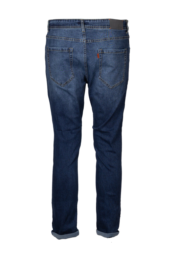 Jeans Guru uomo 5 tasche elasticizzato con vestibilità slim fit