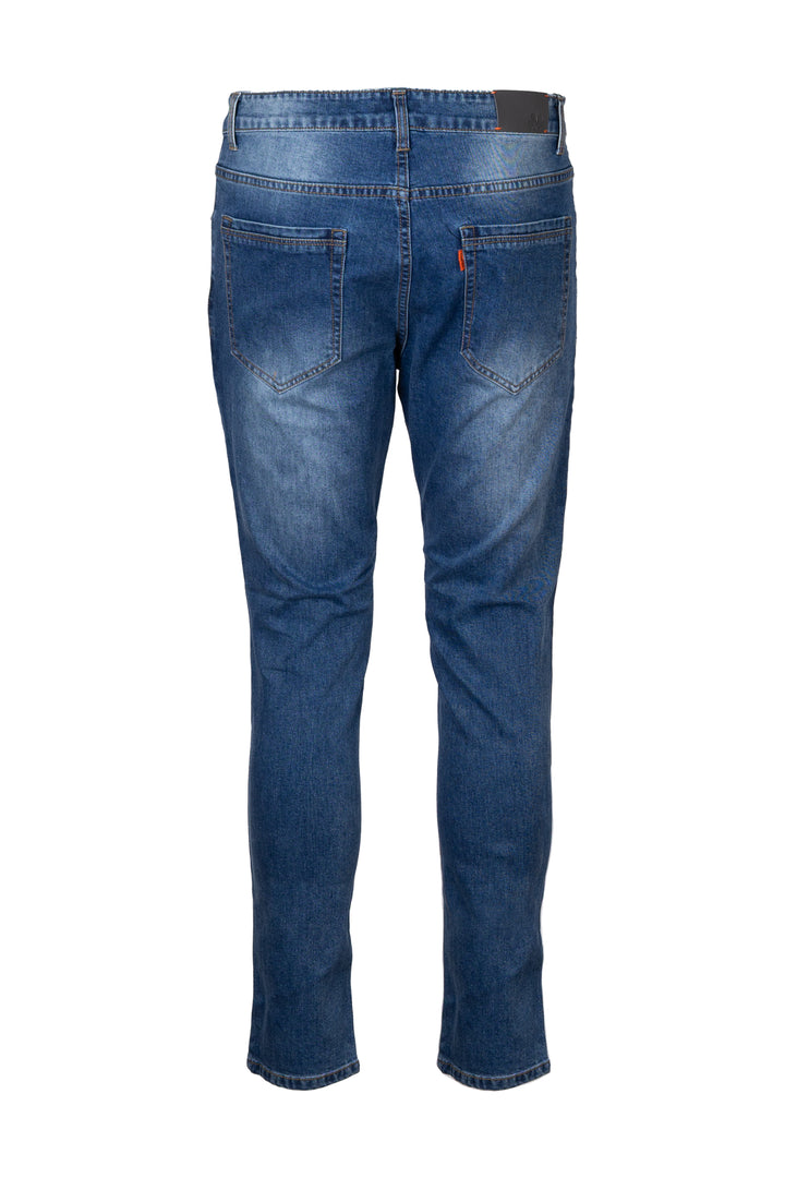 Jeans Guru uomo 5 tasche elasticizzato con vestibilità slim fit