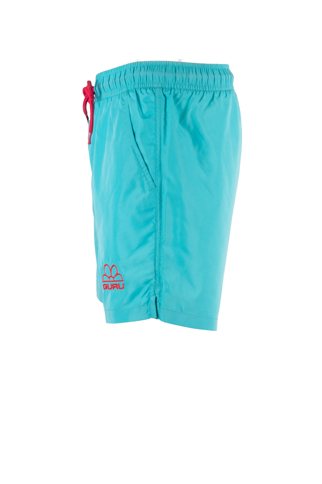 Boxer mare Guru in colori fluo con ricamo e laccetti in contrasto