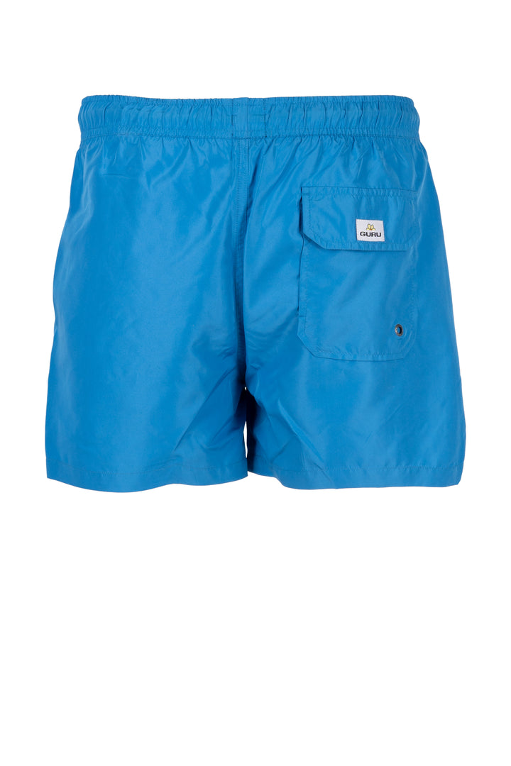 Boxer mare Guru in colori fluo con ricamo e laccetti in contrasto