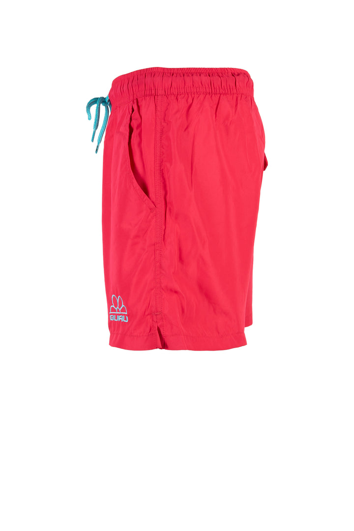 Boxer mare Guru in colori fluo con ricamo e laccetti in contrasto