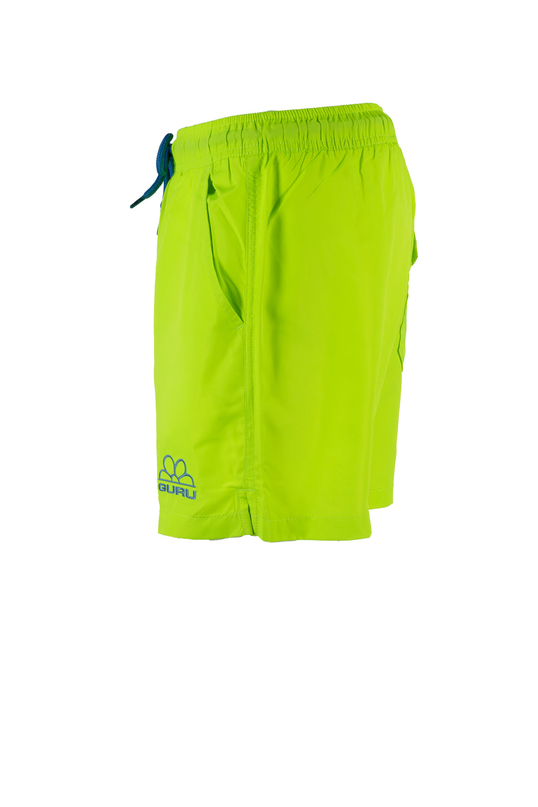 Boxer mare Guru in colori fluo con ricamo e laccetti in contrasto