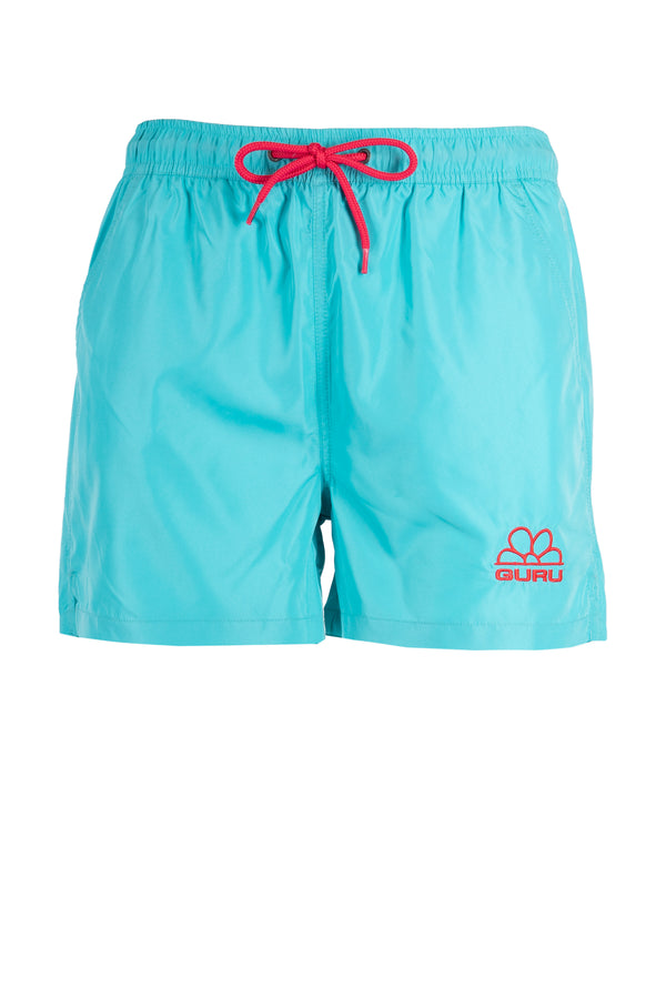 Boxer mare Guru in colori fluo con ricamo e laccetti in contrasto