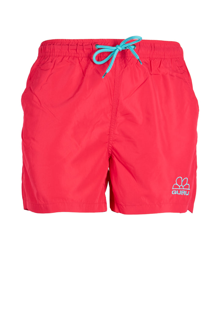 Boxer mare Guru in colori fluo con ricamo e laccetti in contrasto