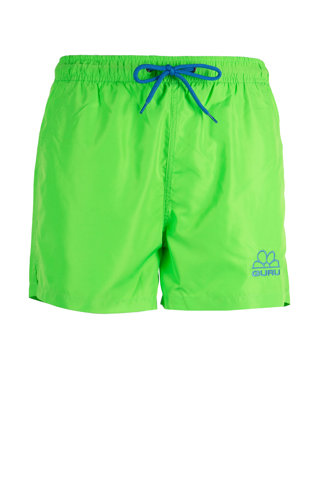 Boxer mare Guru in colori fluo con ricamo e laccetti in contrasto