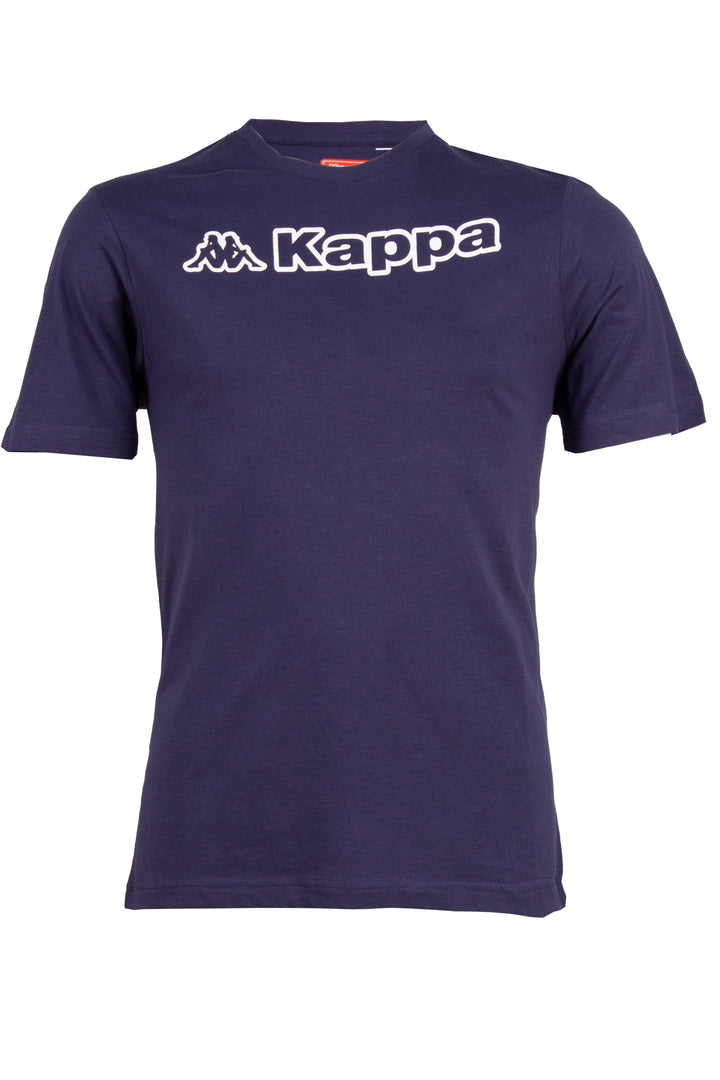 T-shirt Kappa girocollo in puro cotone con logo e scritta