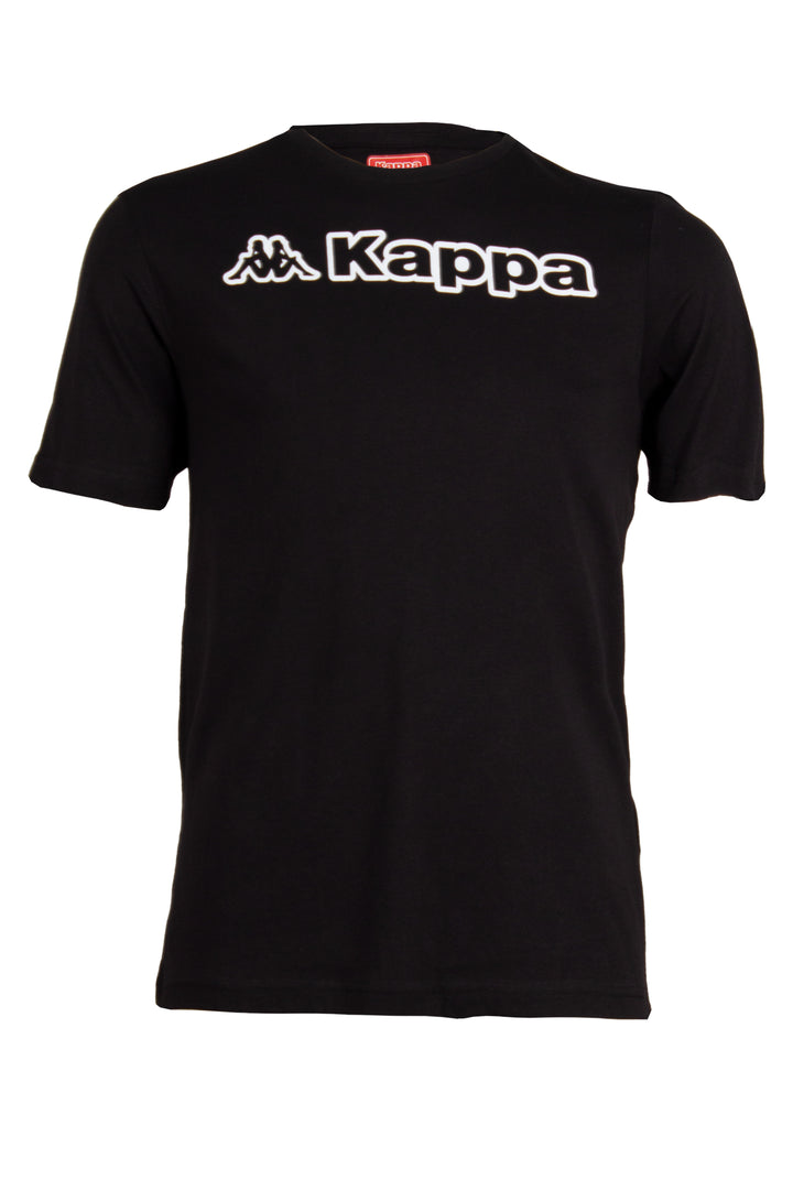 T-shirt Kappa girocollo in puro cotone con logo e scritta