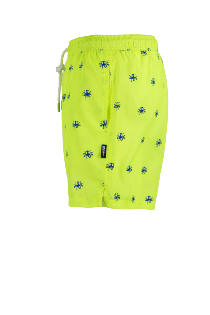 Boxer mare uomo stampati con coulisse e tasche laterali