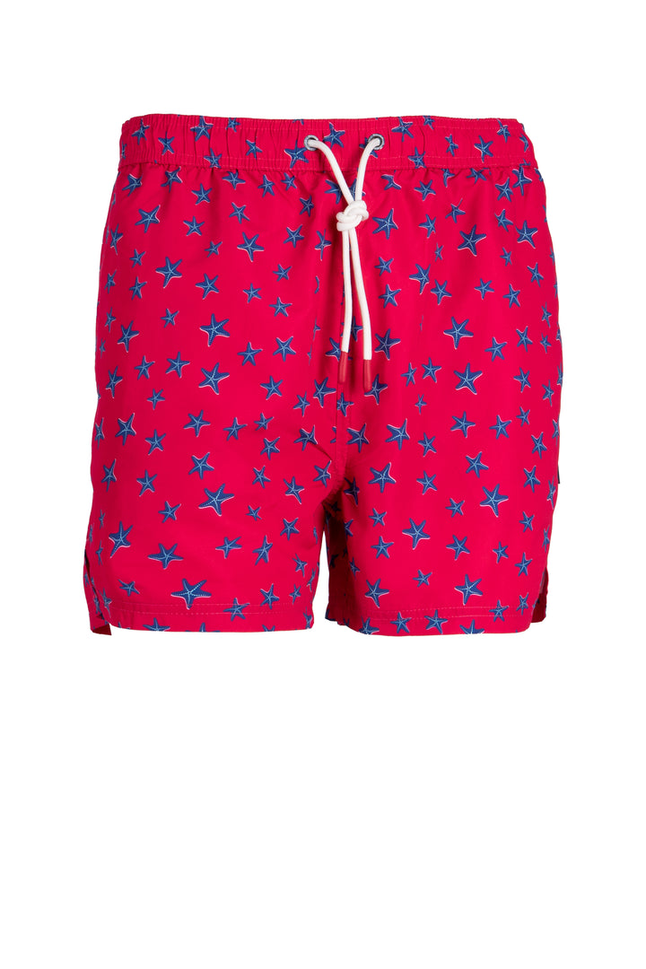 Boxer mare uomo stampati con coulisse e tasche laterali