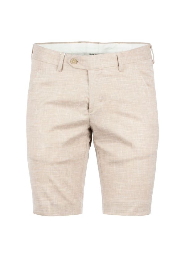 Bermuda misto lino Made in Italy uomo
