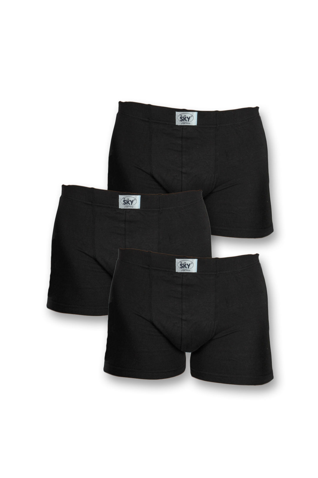 Set di 3 boxer da uomo in cotone