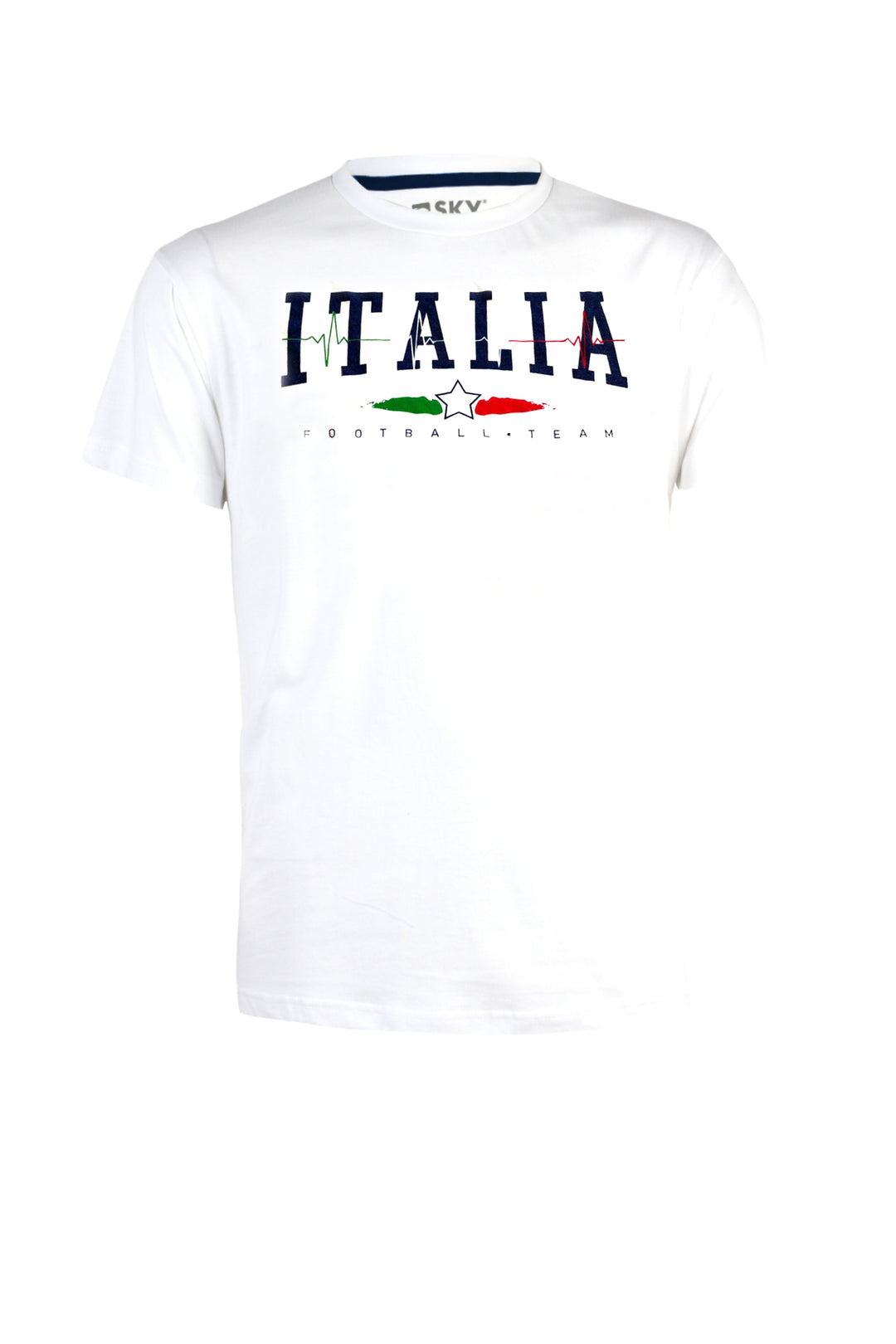 T-Shirt uomo stampa bandiera Italia
