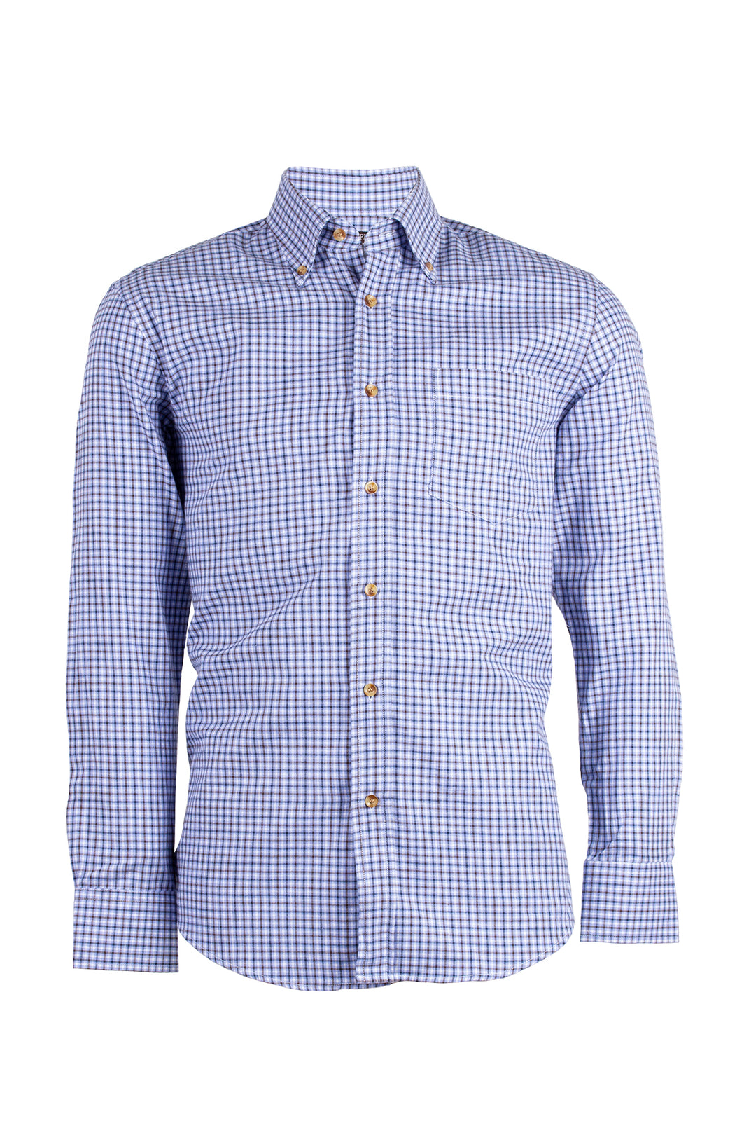 Camicia Flanella Camicia Quadretti Blu Uomo Camicia Uomo Button