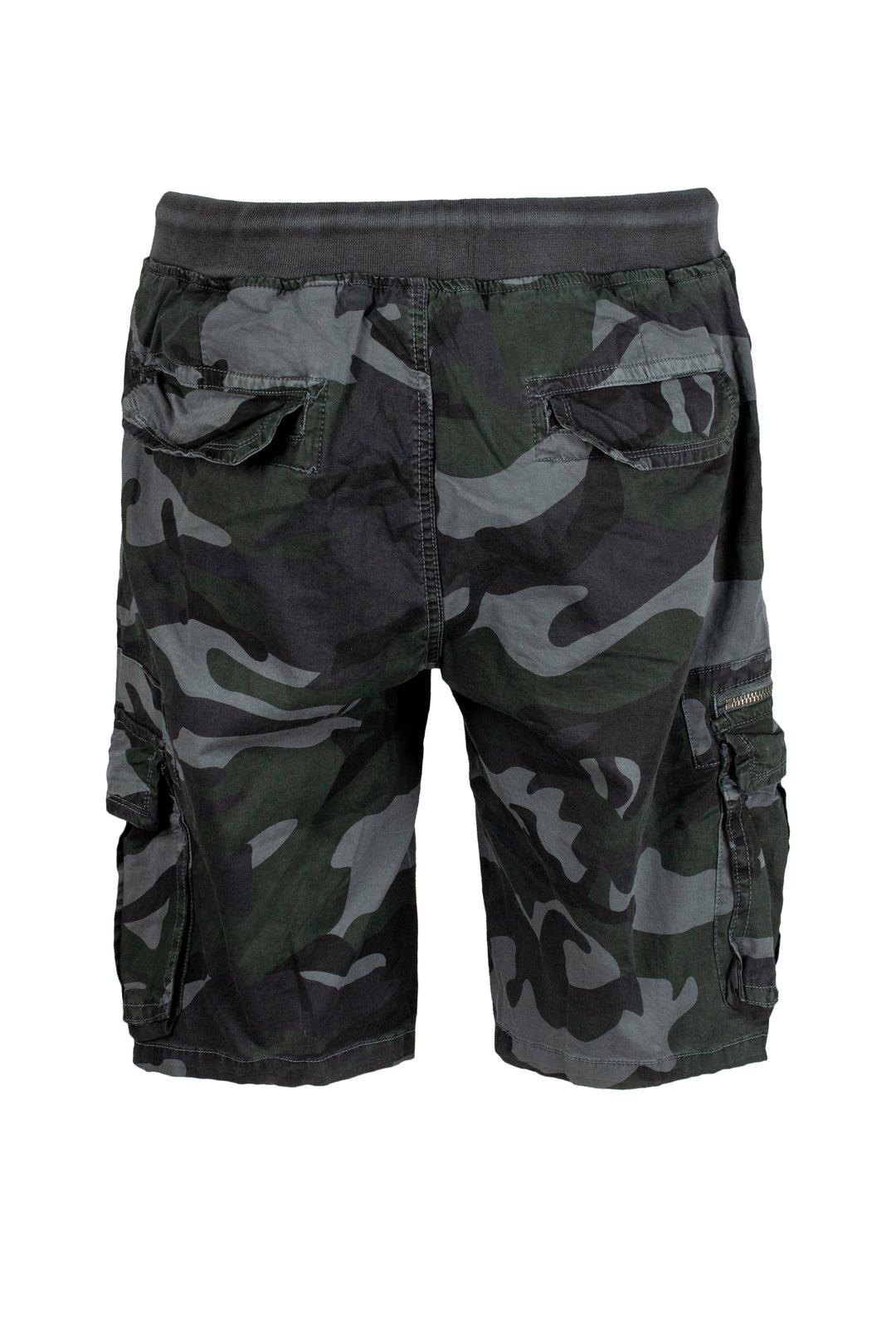 Bermuda cargo camouflage con coulisse