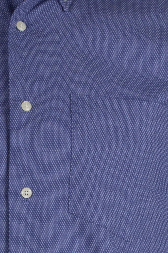 Camicia uomo in tessuto operato button down