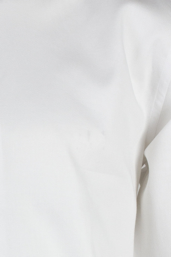 Camicia uomo in tessuto operato collo classico