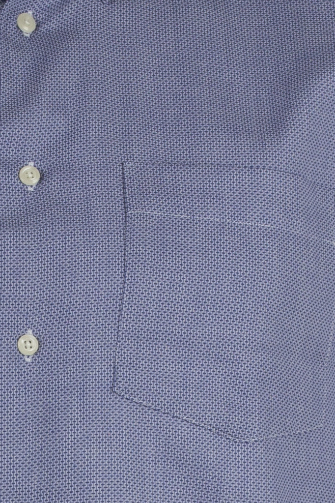 Camicia uomo in tessuto operato button down