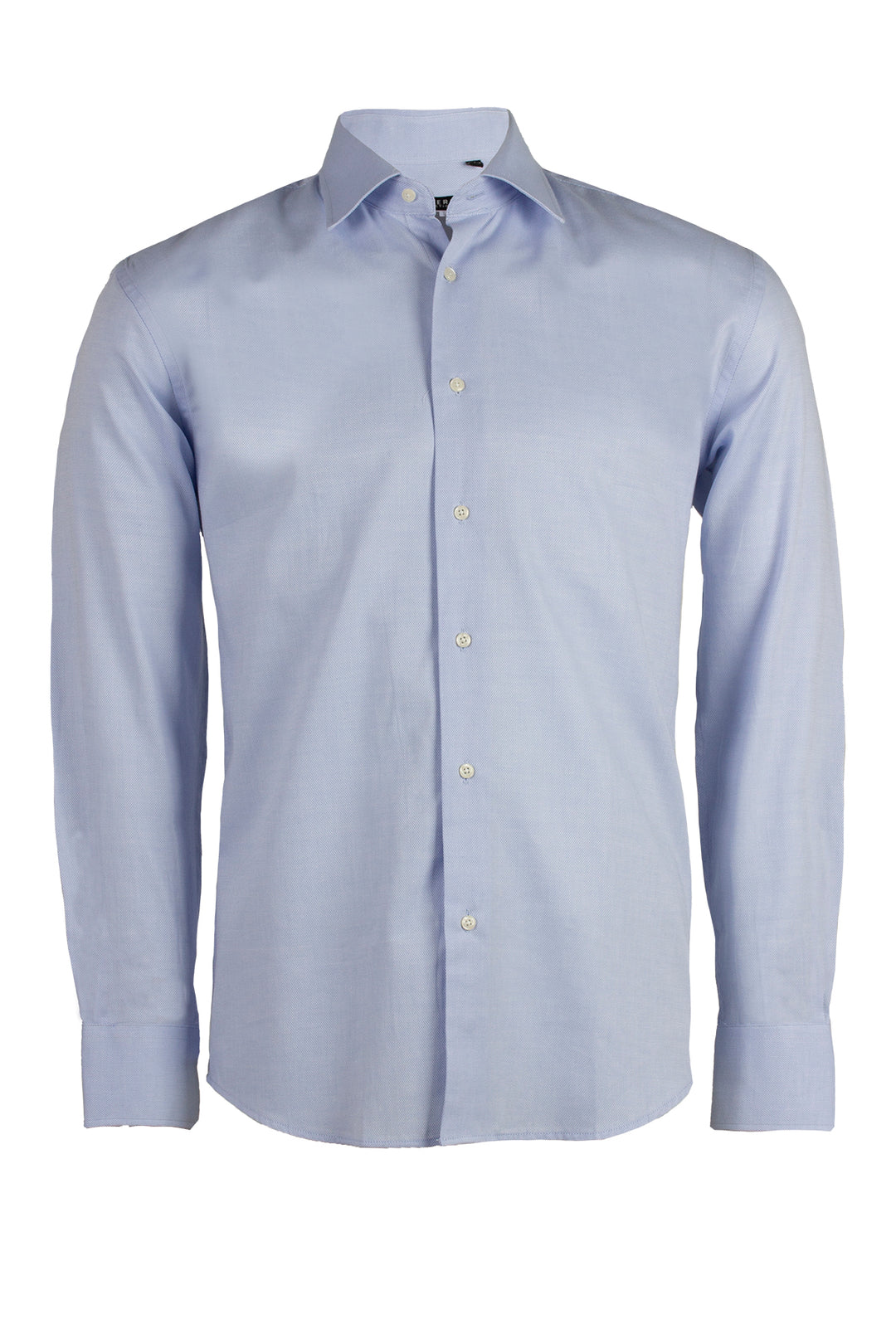 Camicia uomo in tessuto operato collo classico