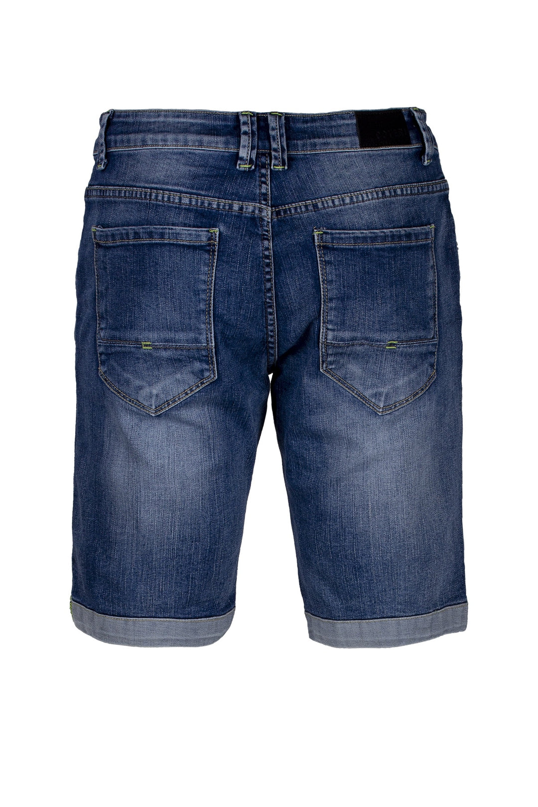 Ciabalù Bermuda Uomo Jeans Elasticizzati Nero Sbiadito Stone Wash Con Risvoltino (44) : Amazon.it: Moda